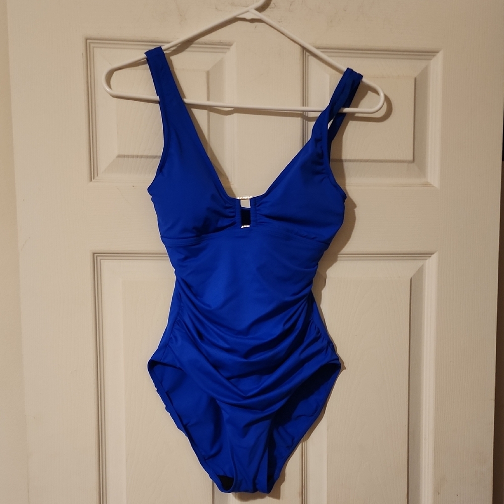Lauren Ralph Lauren Blue One Piece Swimsuit